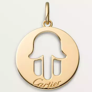 Подвеска Cartier Symbol Fatma's Hand, желтое золото