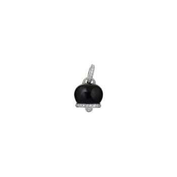 Подвеска Chantecler Campanella из белого золота с ониксом и бриллиантами