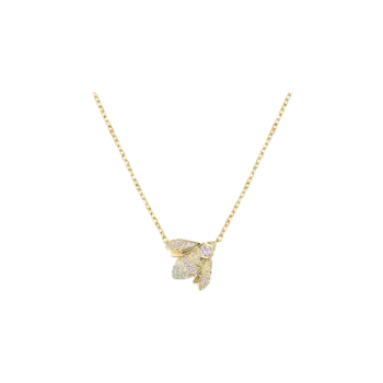 Подвеска Chaumet Bee my love из желтого золота с бриллиантами