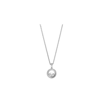 Подвеска Chopard Happy diamonds icons с белым золотом и бриллиантами
