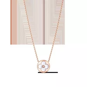 Подвеска Color Blossom Sun, розовое золото и белый перламутр Louis Vuitton, розовый