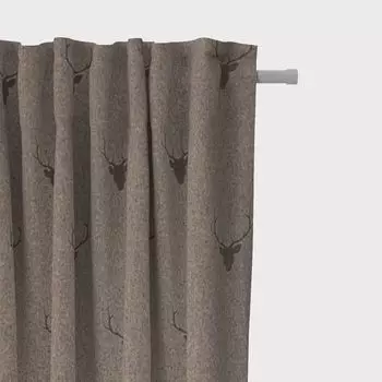 Подвеска дымчатая петлевая лента Schner-Leben, коричневый