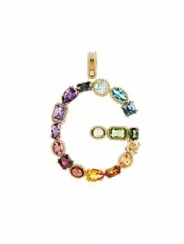 Подвеска G из желтого золота с драгоценными камнями Dolce & Gabbana, золотой