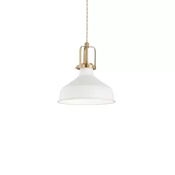 Подвеска Industrial-Minimal Eris-1 Metallo Bianco 1 Luce E27 IdealLux