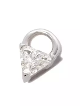 Подвеска из белого золота с бриллиантами MARIA TASH, серебяный