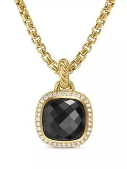 Подвеска из желтого золота 18 карат с ониксом Альбион и бриллиантами David Yurman, золотой