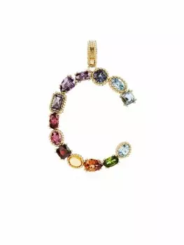 Подвеска из желтого золота с камнями Dolce & Gabbana, золотой