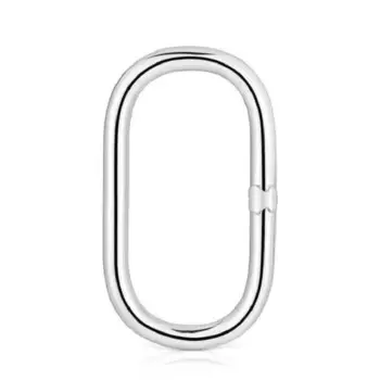 Подвеска-кольцо Tous Extra Large Hold Oval, серебро
