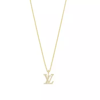 Подвеска LV Large, желтое золото и бриллианты Louis Vuitton, золотой