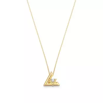 Подвеска LV Volt One Large, желтое золото и бриллиант Louis Vuitton, золотой