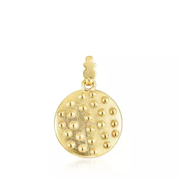 Подвеска-медальон Tous Virtual Garden, серебро позолоченное