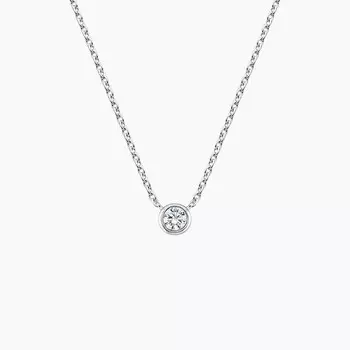 Подвеска-Пасьянс с бриллиантовым ободом Brilliant Earth