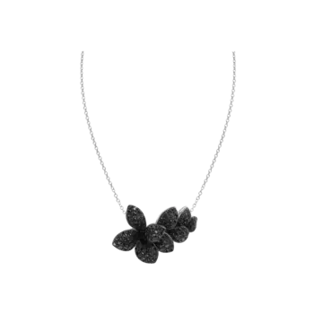 Подвеска Pasquale Bruni Secret gardens из белого золота с паве из черных бриллиантов