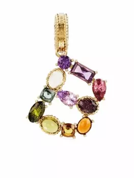 Подвеска Rainbow Alphabet B из желтого золота Dolce & Gabbana, золотой