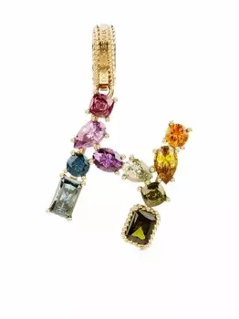 Подвеска Rainbow Alphabet H из желтого золота Dolce & Gabbana, золотой