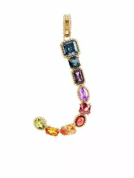 Подвеска Rainbow Alphabet J из желтого золота Dolce & Gabbana, золотой