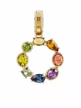 Подвеска Rainbow Alphabet O из желтого золота Dolce & Gabbana, золотой