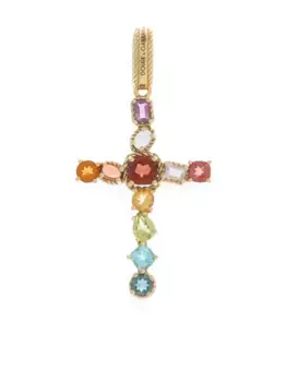 Подвеска Rainbow из желтого золота с камнями DOLCE & GABBANA, золотой