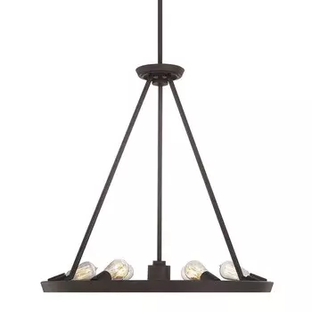 Подвеска Театральный Ряд, бронза, 6 лампочек Elstead Lighting