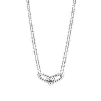 Подвеска Tiffany & Co. Large Double Link, серебро