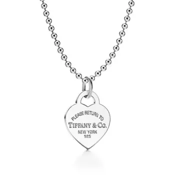 Подвеска Tiffany & Co. The Return to Tiffany Heart Tag, серебро