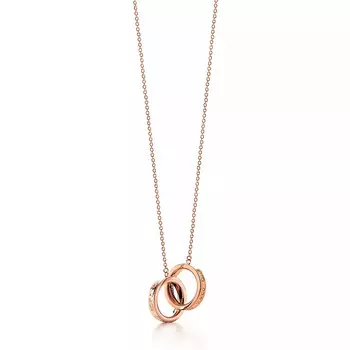 Подвеска Tiffany & Co. Tiffany 1837 Interlocking Circles, розовое золото