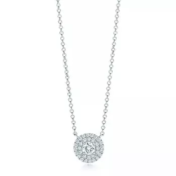 Подвеска Tiffany & Co. Tiffany Soleste, платина/бриллиант