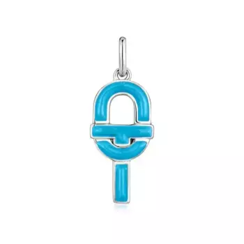 Подвеска Tous Enamel Tous Manifesto, серебро/эмаль/синий