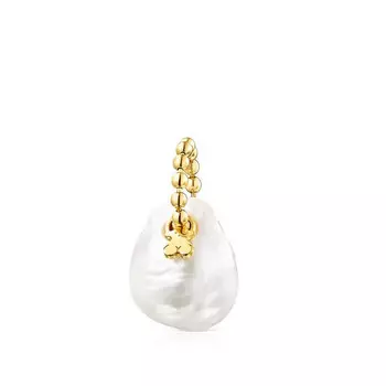 Подвеска Tous Gloss, серебро позолоченное/жемчуг