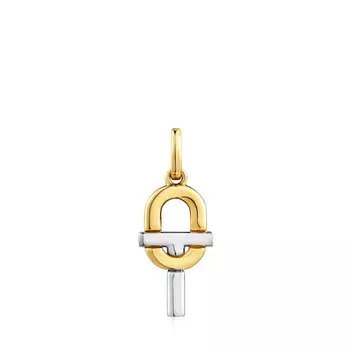 Подвеска Tous Manifesto, серебро/серебро с 18-каратным золотым покрытием