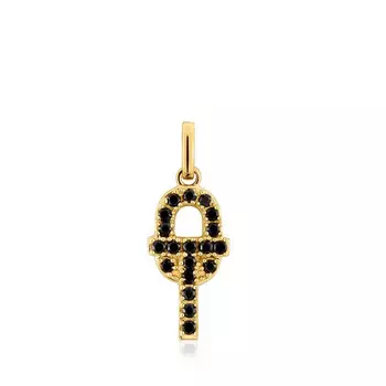 Подвеска Tous Manifesto Small, золото/шпинель