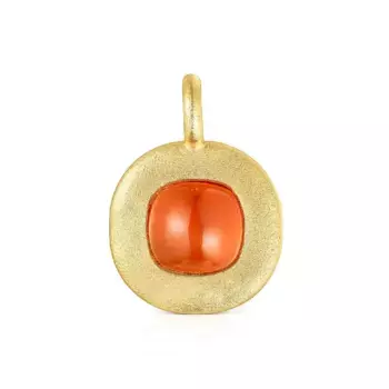 Подвеска Tous Nattfall, вермель/сердолик