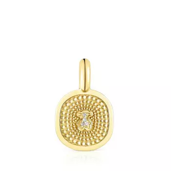 Подвеска Tous Oursin, золото/бриллианты