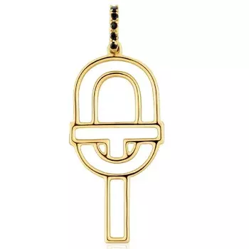 Подвеска Tous Tous Manifesto Medium, золото/шпинель