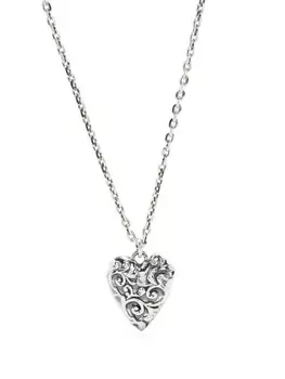 Подвеска в форме сердца в форме арабески среднего размера Emanuele Bicocchi, серебряный