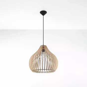 Подвесная лампа famlights, 20x20x110 см, светло-коричневый