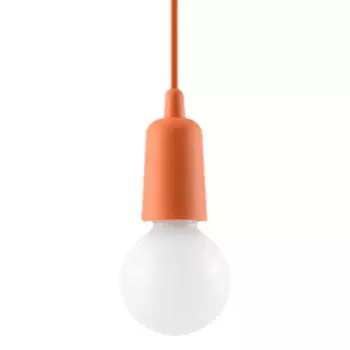 Подвесная лампа famlights, 4,5x4,5x90 см, апельсин