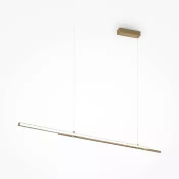Подвесная лампа MAYTONI, 150x6x1,5 см, цвет латуни