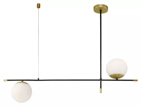 Подвесная лампа MAYTONI, 15x76x95 см, золотой/черный/белый