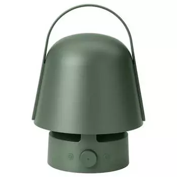 Подвесная лампа с Bluetooth-динамиком Ikea Vappeby Outdoor, зеленый