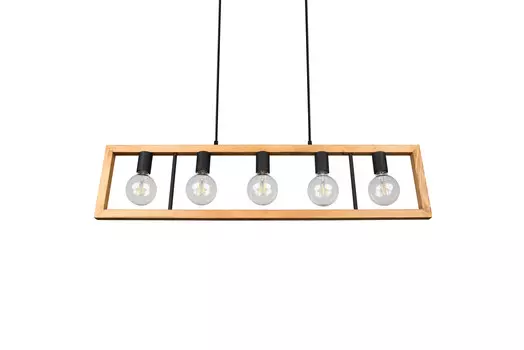 Подвесная лампа Trio Leuchten, 100x150x8,5 см, коричневый/черный