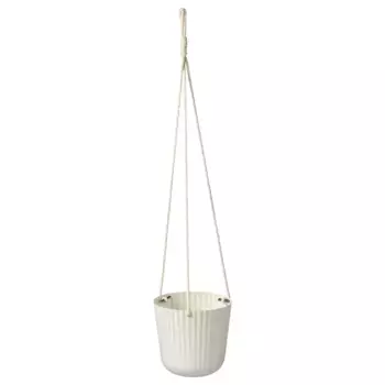 Подвесное кашпо, кремово-белое, 12 см, PPELROS IKEA