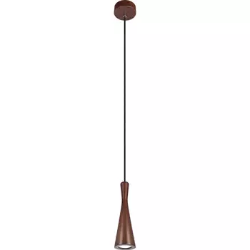 Подвесной светильник 10x90-140 см, цвет черный/орех