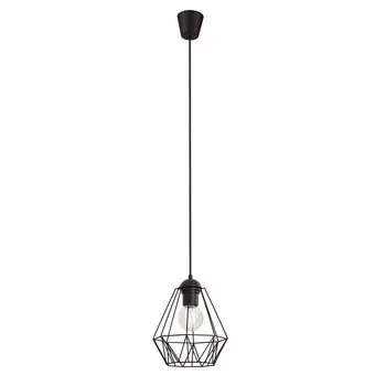 Подвесной светильник, абажур 19 см, черный, регулируемый по высоте, E27, подвесной светильник для кухни, гостиной, обеденного стола Licht-Erlebnisse