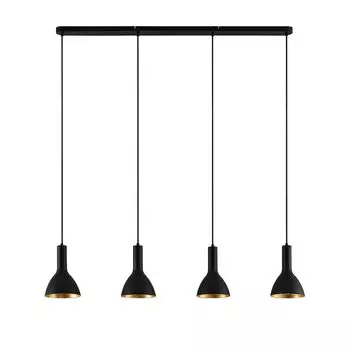 Подвесной светильник Arcchio 'Cosmina' черного цвета из металла