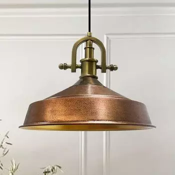 Подвесной светильник | Аслетл Марин | Металлический подвесной светильник, промышленный медный цвет, винтажный подвесной светильник Bamyum