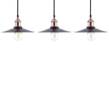 Подвесной светильник Beliani, 22x22x120 см, черный