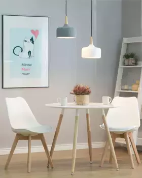 Подвесной светильник Beliani, белый