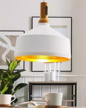 Подвесной светильник Beliani, белый