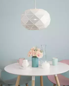 Подвесной светильник Beliani, белый